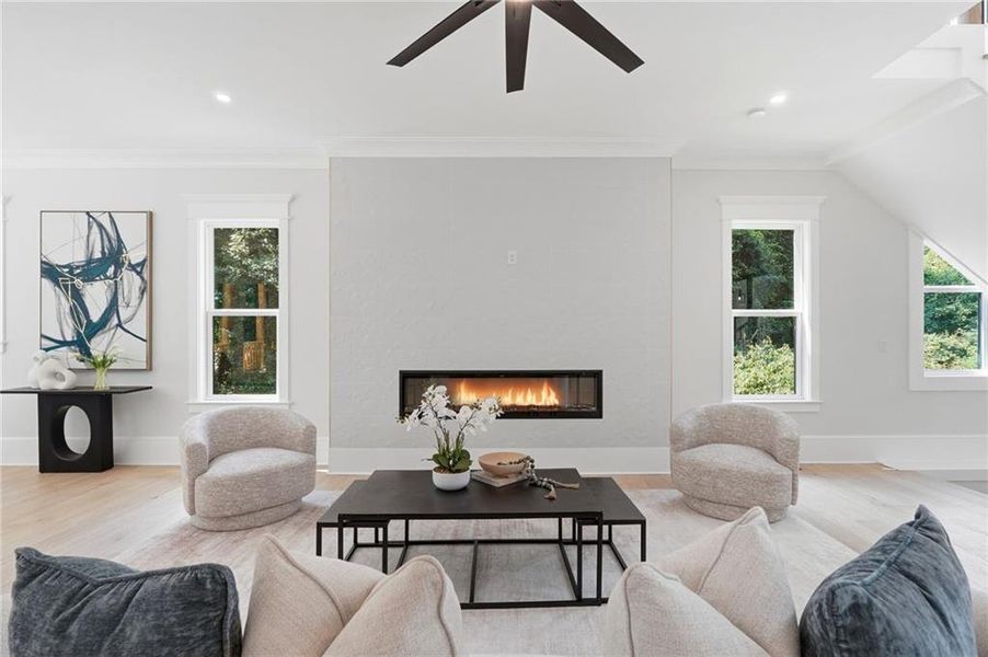Furnished interior view inside a new home in , Scottdale (Image 9). Furnished interior view inside a new home in , Scottdale (Image 9).