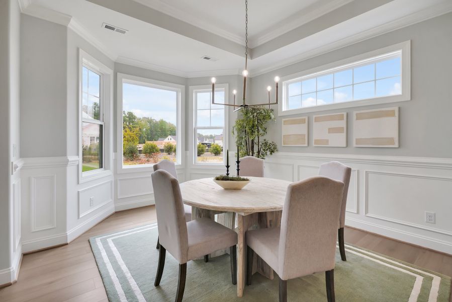 Representative furnished interior of a home built from the Pierre's Bay by Kent Homes in Oyster Harbour, Supply (Image 129).