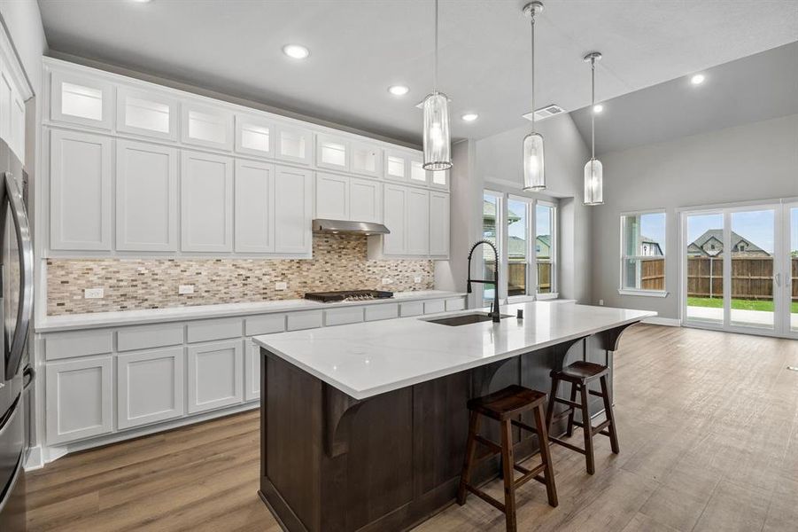 Furnished interior view inside a new home in , Fort Worth (Image 9).
