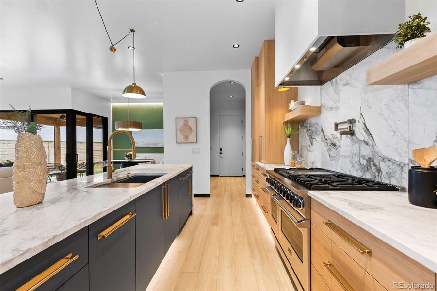 Furnished interior view inside a new home in , Denver (Image 10).