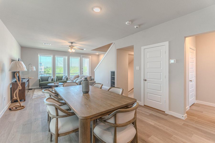 Furnished interior view inside a new home in , Shenandoah (Image 25). Furnished interior view inside a new home in , Shenandoah (Image 25).