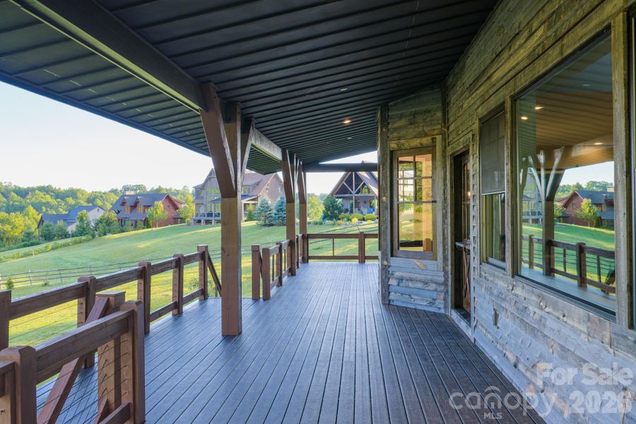 Exterior details and patio area of a home in , Blowing Rock (Image 22). Exterior details and patio area of a home in , Blowing Rock (Image 22).