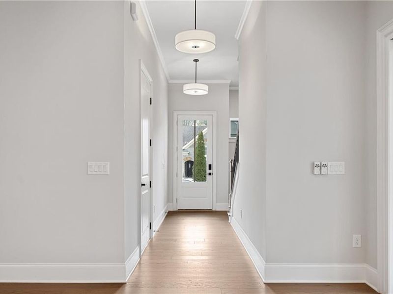 Spacious, unfurnished interior of a new home in The Village at Towne Lake, Woodstock (Image 23).