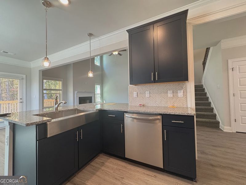 Furnished interior view inside a new home in Tuscany Hills, Douglasville (Image 9).