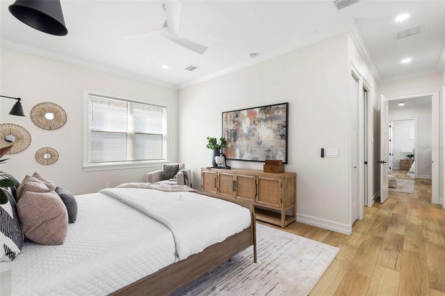 Furnished interior view inside a new home in , St. Petersburg (Image 13).