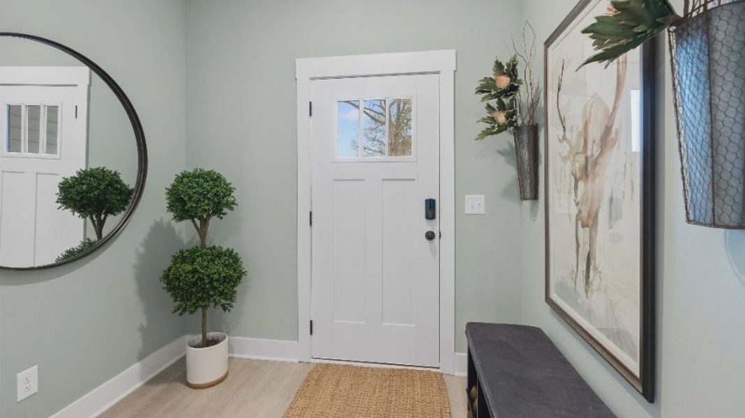 Furnished interior view inside a new home in Sidney Creek Townhomes, Zebulon (Image 23).