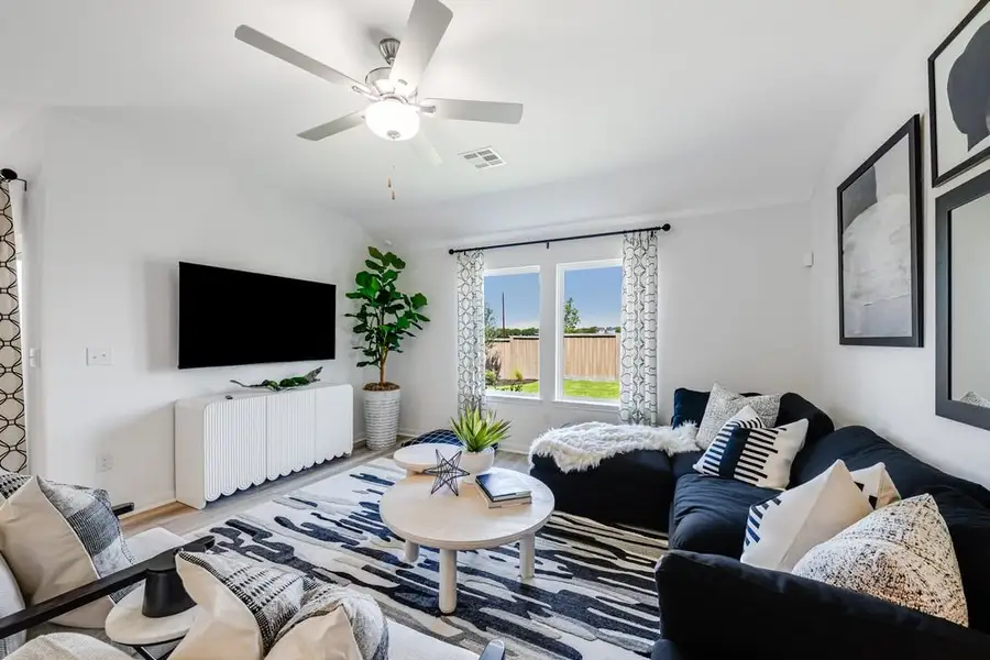 Furnished interior view inside a new home in Lisso, Pflugerville (Image 3).