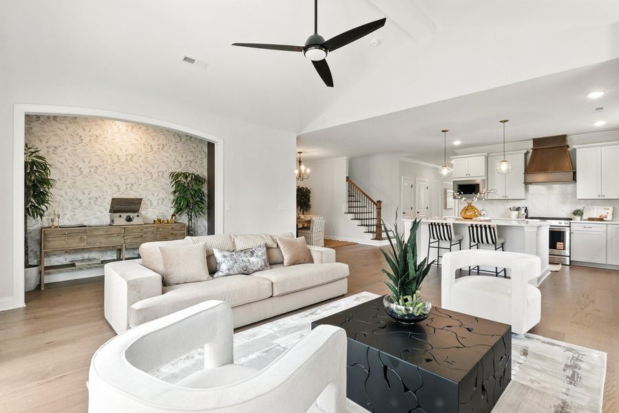 Furnished interior view inside a new home in Timberlee, Ooltewah (Image 5).