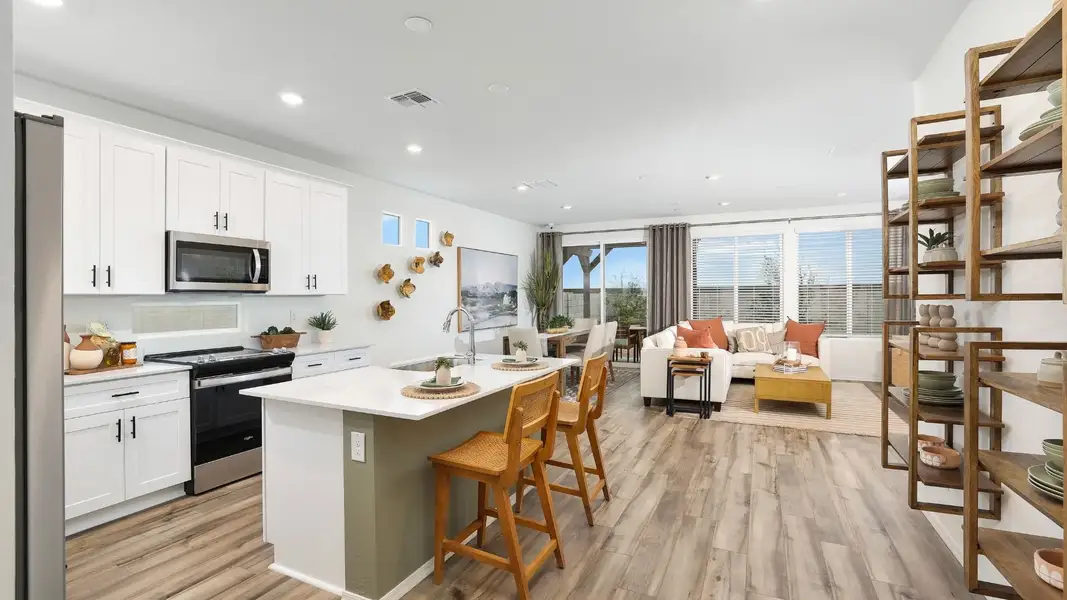 Furnished interior view inside a new home in North Copper Canyon, Surprise (Image 4).