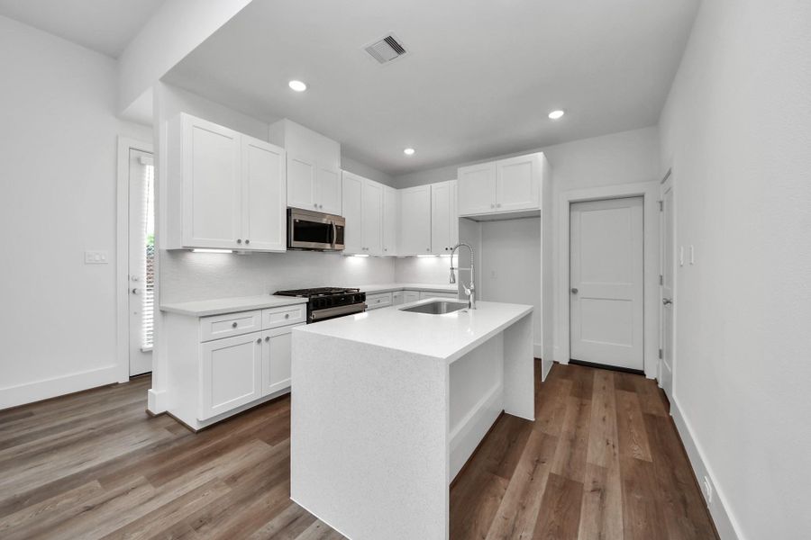 Furnished interior view inside a new home in , Houston (Image 9).