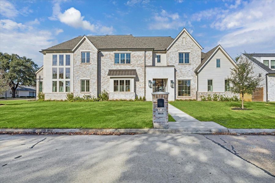 Front exterior of a new home in , Spring Valley Village, TX, highlighting curb appeal (Image 25).