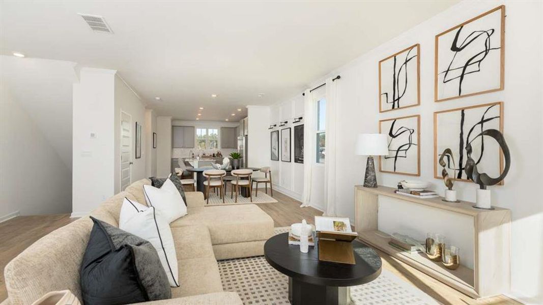 Furnished interior view inside a new home in Mableton Station, Mableton (Image 15). Furnished interior view inside a new home in Mableton Station, Mableton (Image 15).