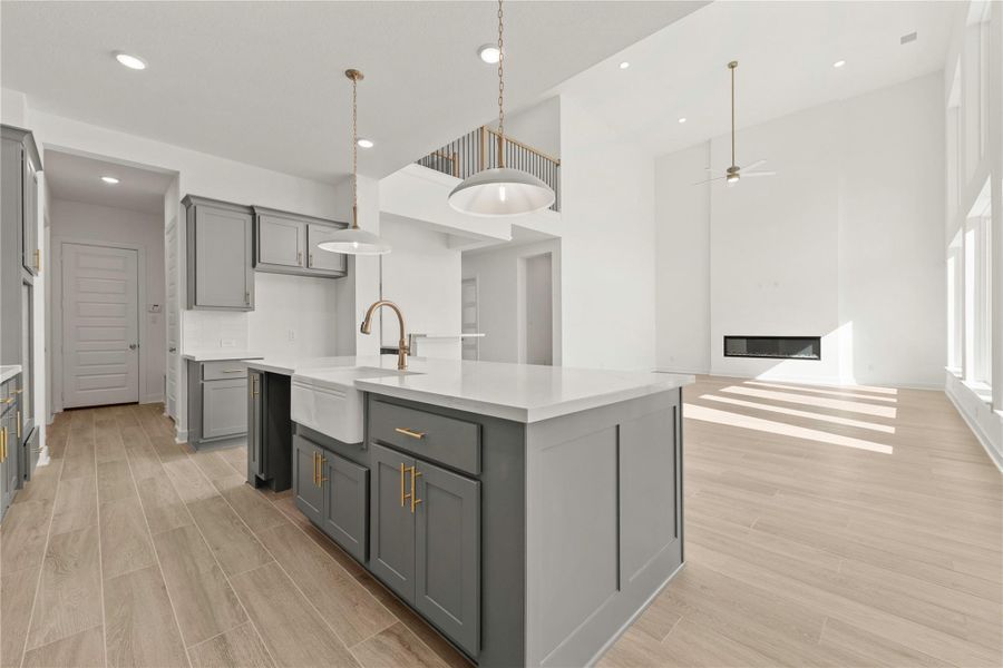 Furnished interior view inside a new home in ARTAVIA®, Conroe (Image 9).