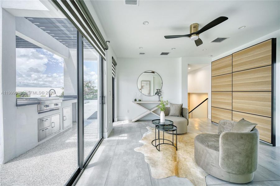 Furnished interior view inside a new home in , Fort Lauderdale (Image 42).