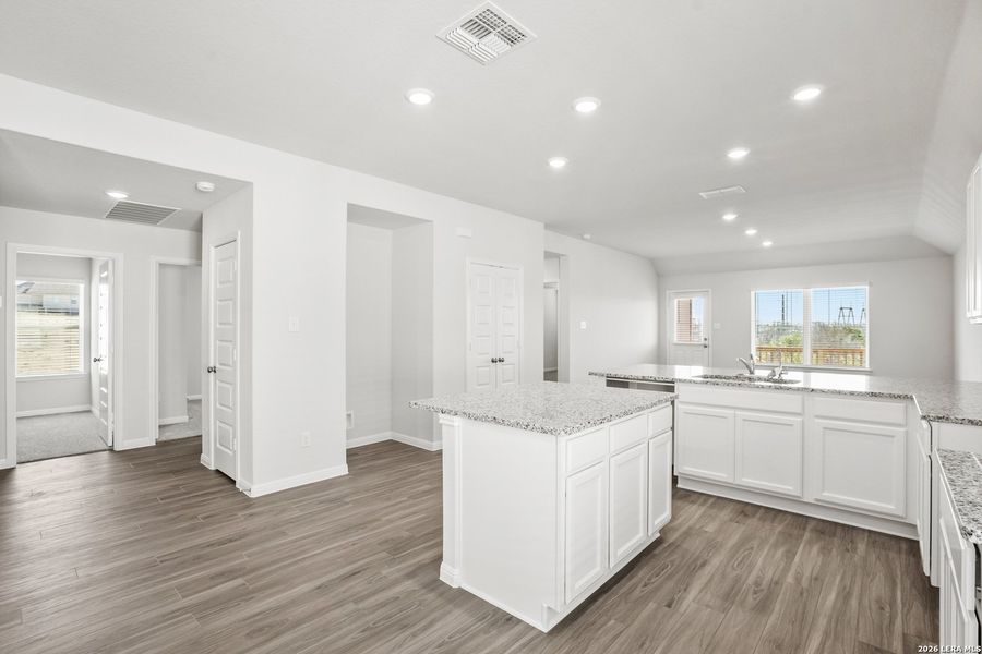 Furnished interior view inside a new home in Hunters Ranch, San Antonio (Image 5).