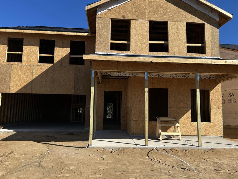 In-progress construction of a new home in Tea Farm: Presidents Series, Ravenel, SC (Image 72).