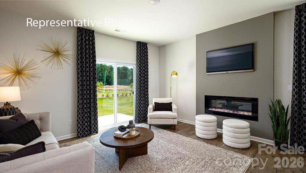 Furnished interior view inside a new home in Brandon Creek, Gastonia (Image 11).