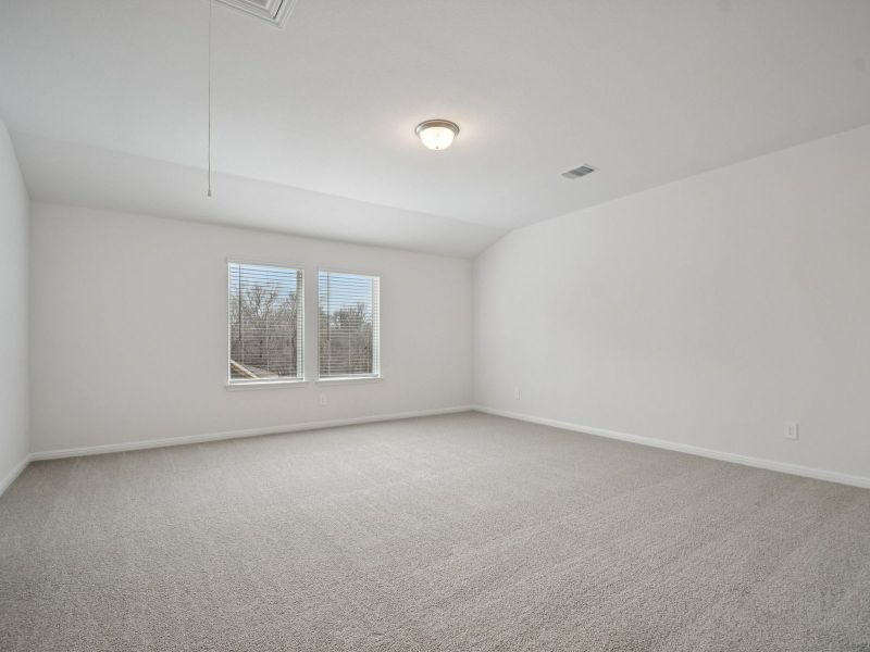 Spacious, unfurnished interior of a new home in Riverbend at Double Eagle - Boulevard Collection, Cedar Creek (Image 13).