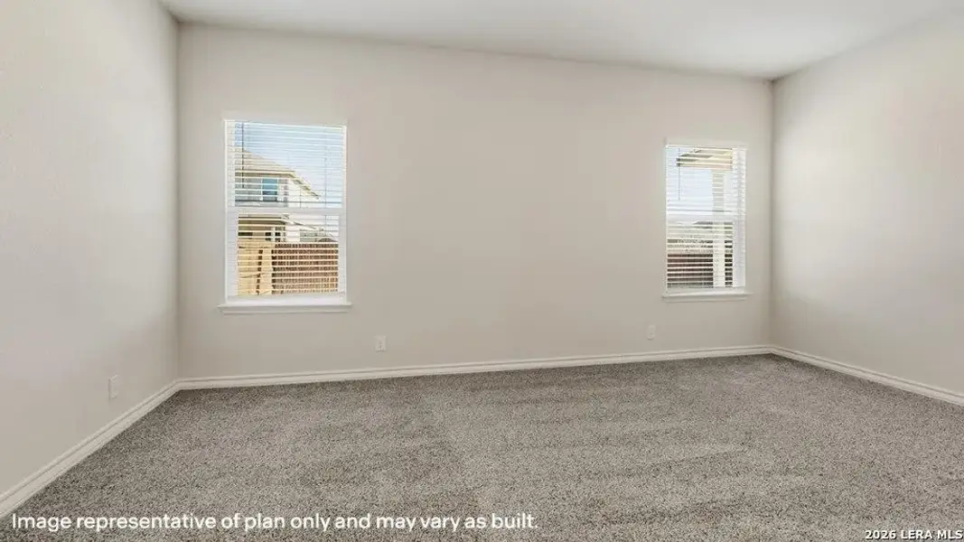 Spacious, unfurnished interior of a new home in Brookstone Creek, San Antonio (Image 29).