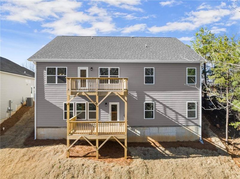 Front exterior of a new home in Magnolia Villas, Cornelia, GA, highlighting curb appeal (Image 19).