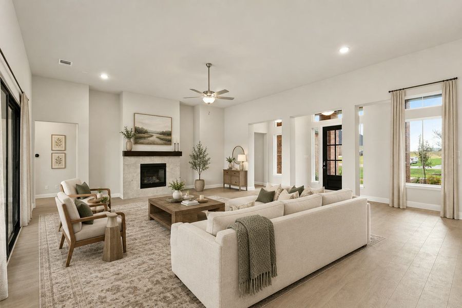 Furnished interior view inside a new home in Berkshire Estates, Mesquite (Image 6). Furnished interior view inside a new home in Berkshire Estates, Mesquite (Image 6).