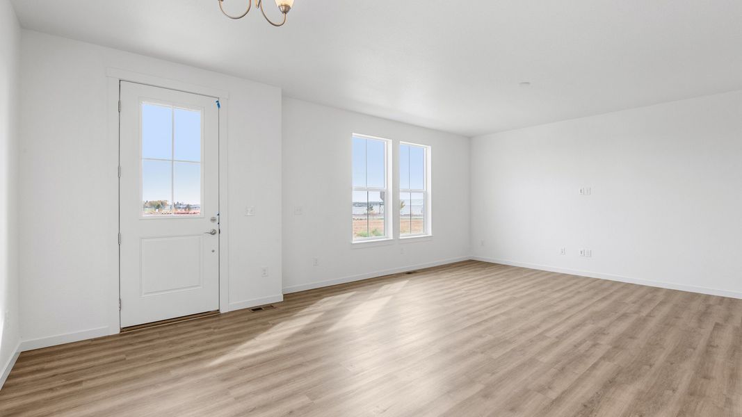 Furnished interior view inside a new home in Timnath Lakes, Timnath (Image 8).