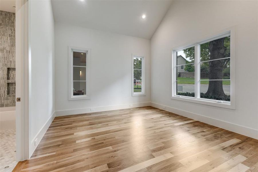 Downstairs guest suite