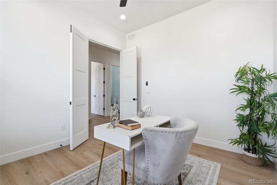 Furnished interior view inside a new home in , Keenesburg (Image 40).