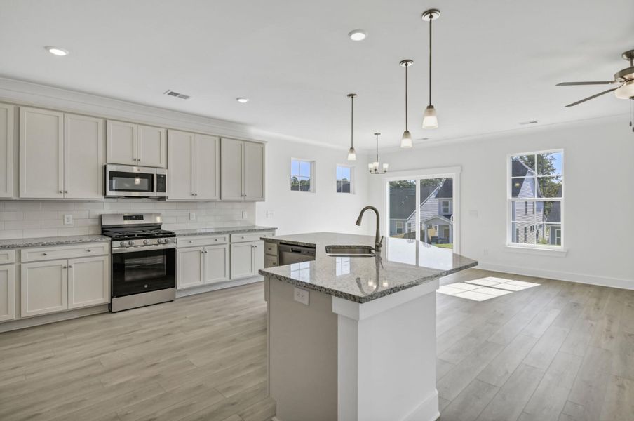 Furnished interior view inside a new home in Ashton Lakes, Lexington (Image 4).