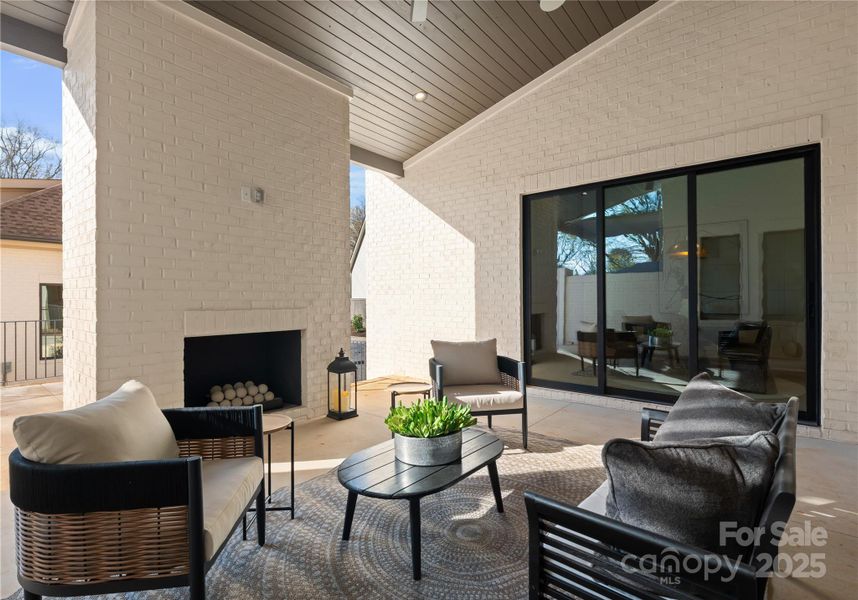 Exterior details and patio area of a home in , Charlotte (Image 29). Exterior details and patio area of a home in , Charlotte (Image 29).