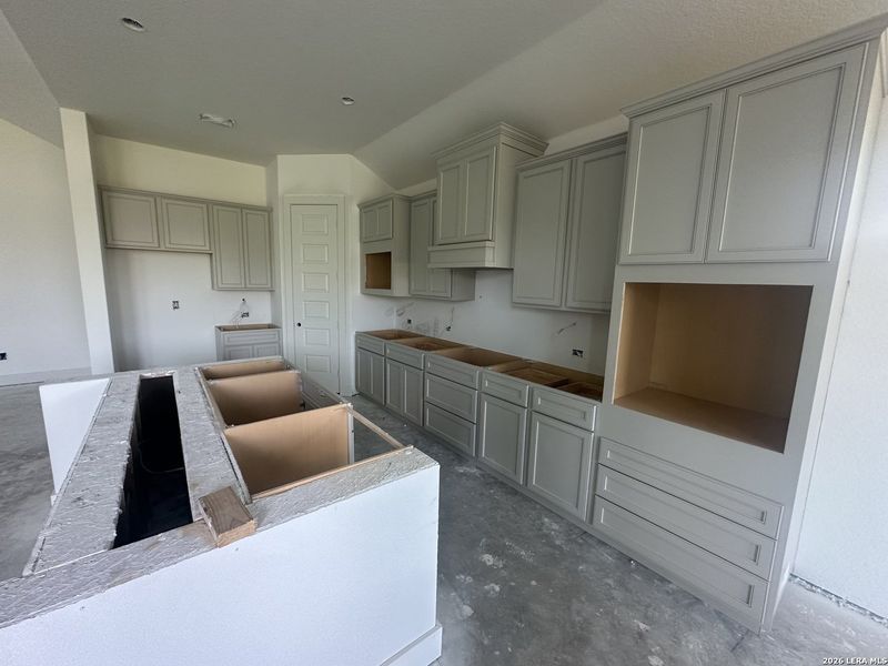 In-progress construction of a new home in Stillwater Ranch, San Antonio, TX (Image 33).