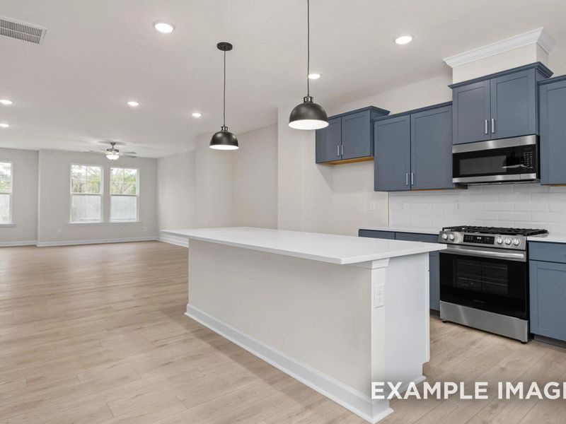 Furnished interior view inside a new home in Forestville Yard Townhomes, Knightdale (Image 3).