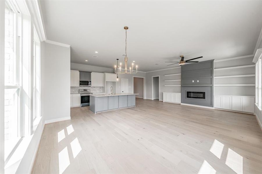 Tons of natural light pours into this home