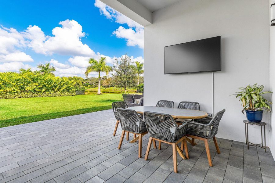 Exterior details and patio area of a home in , Boca Raton (Image 32). Exterior details and patio area of a home in , Boca Raton (Image 32).