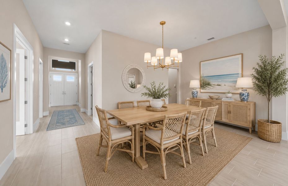 Furnished interior view inside a new home in TerraWalk at Babcock Ranch, Alva (Image 12). Furnished interior view inside a new home in TerraWalk at Babcock Ranch, Alva (Image 12).