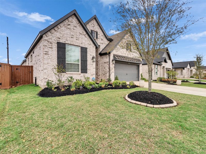 Front exterior of a new home in , Katy, TX, highlighting curb appeal (Image 20).