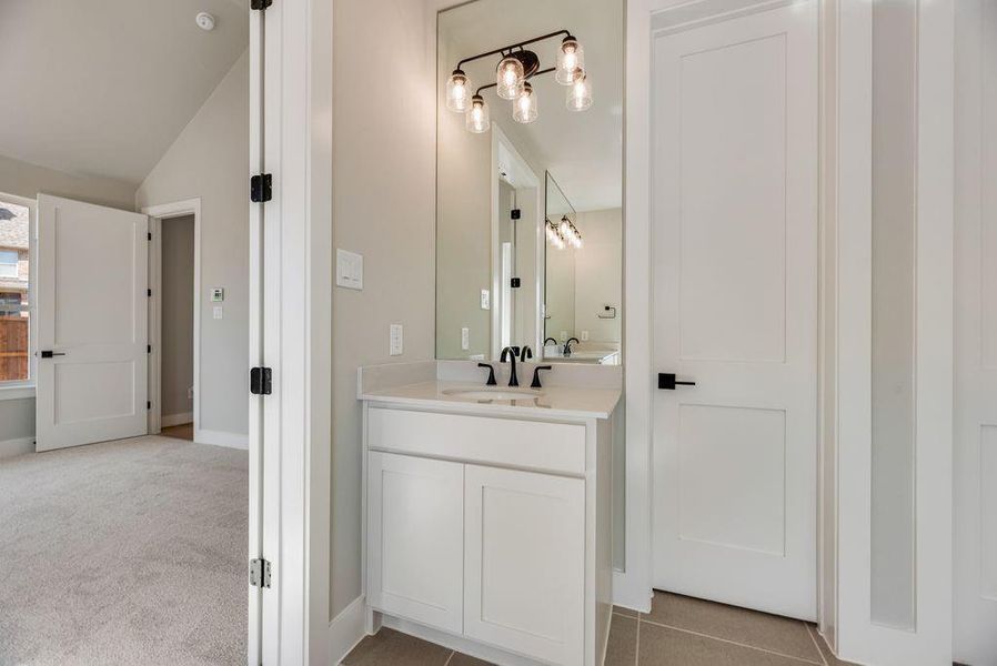 Furnished interior view inside a new home in Providence Cove, McKinney (Image 10).