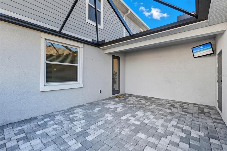 Exterior details and patio area of a home in Nautique at Waterside, Sarasota (Image 4).