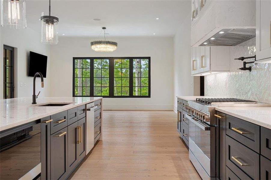 Furnished interior view inside a new home in , Alpharetta (Image 10).
