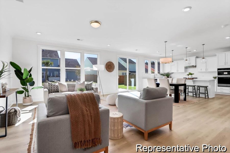 Furnished interior view inside a new home in , Ravenel (Image 26). Furnished interior view inside a new home in , Ravenel (Image 26).