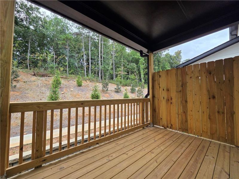 Exterior details and patio area of a home in , Tucker (Image 20).