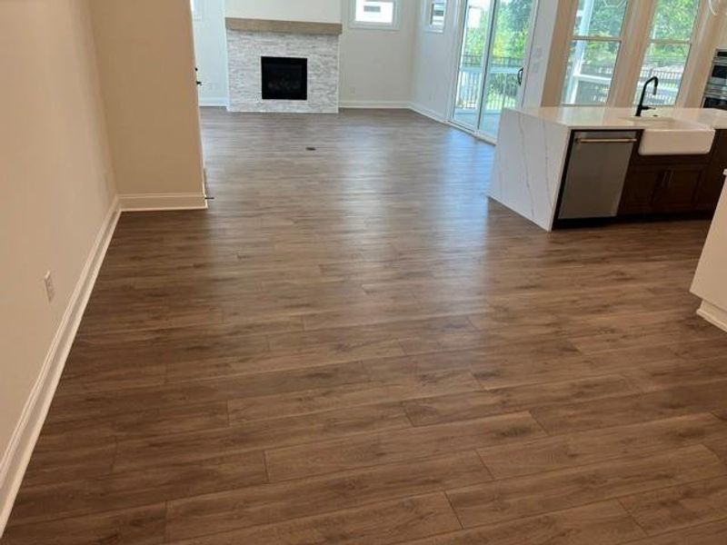 Spacious, unfurnished interior of a new home in Promenade at Sawnee Village, Cumming (Image 12).