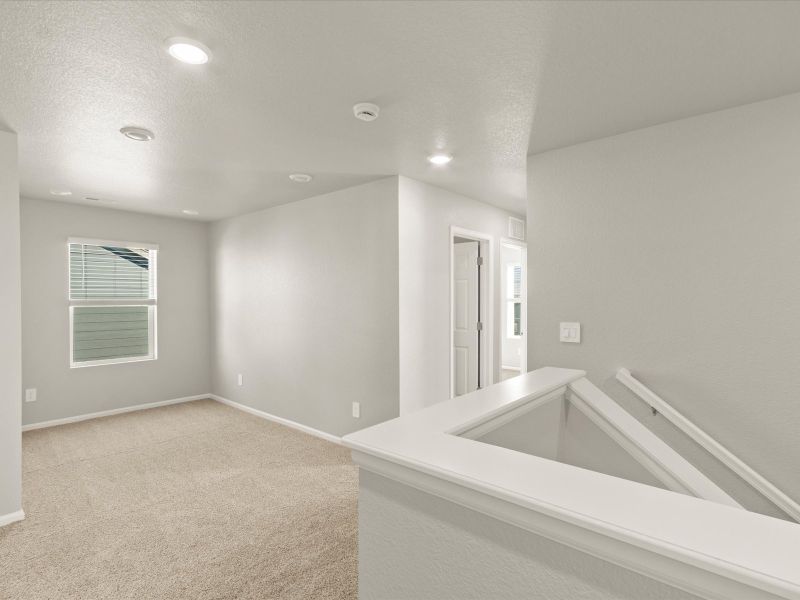 The Sloan floorplan interior image taken at a Meritage Homes community in Windsor, CO.