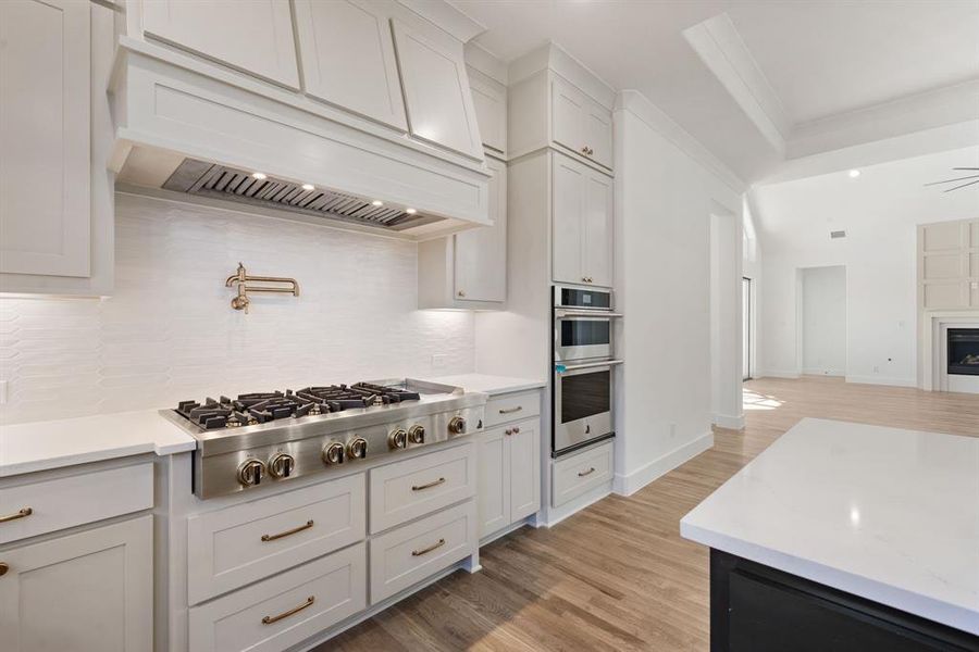 Furnished interior view inside a new home in NorthGlen, Haslet (Image 10).