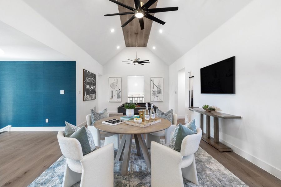 Representative Game Room - some options shown