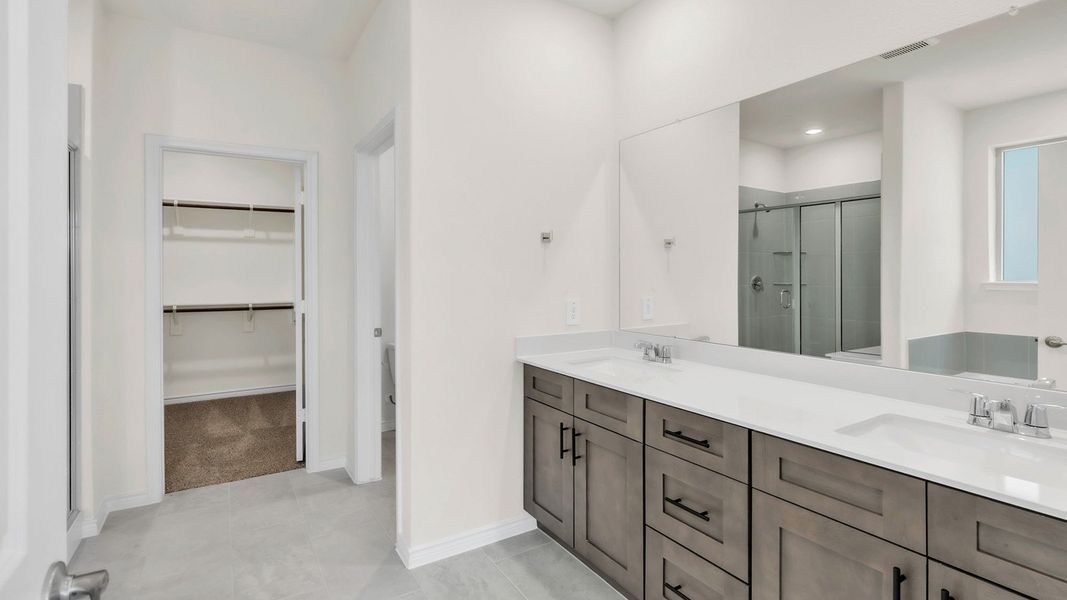 Furnished interior view inside a new home in The Landing at Hidden Lakes, McKinney (Image 9).