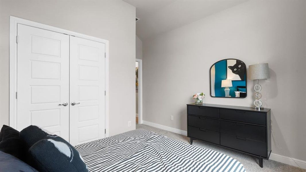 Furnished interior view inside a new home in Bluestem, Rhome (Image 30). Furnished interior view inside a new home in Bluestem, Rhome (Image 30).