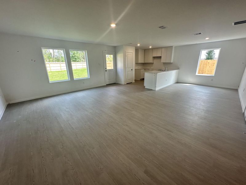 Pics are not of actual home.  They are a representative of a home of the same floor plan