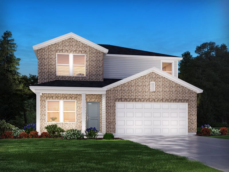 Representative exterior photo of a completed home built from the Alexander by Meritage Homes in Waltons Grove, Mount Juliet, TN (Image 10).