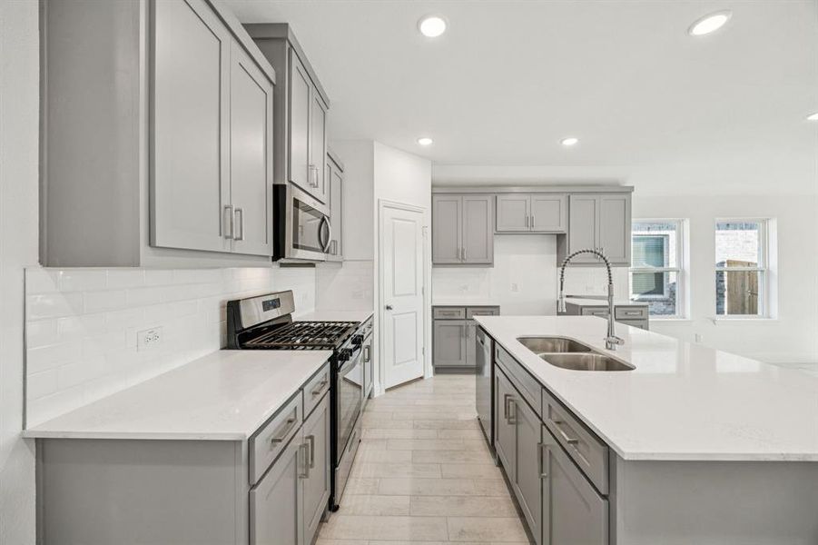 Furnished interior view inside a new home in Sicily, Princeton (Image 9).